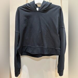 Lululemon Black Cropped Hoodie